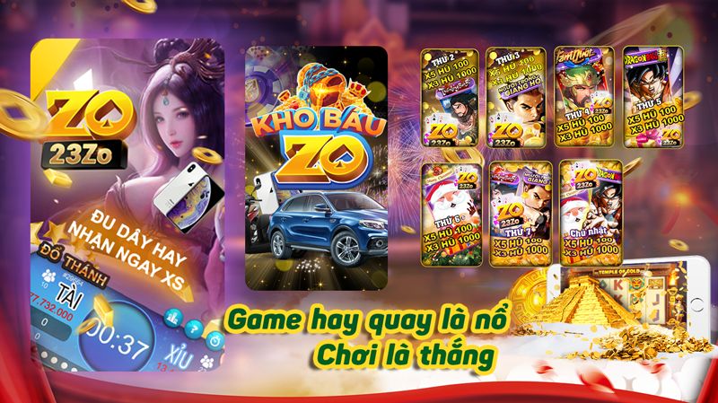 Kho game đa dạng đủ mọi thể loại