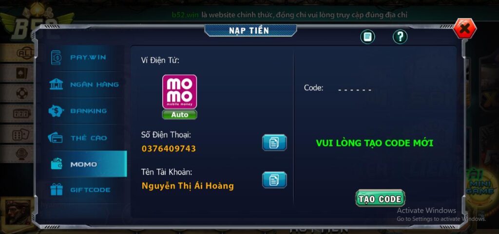 Game slot, quay số