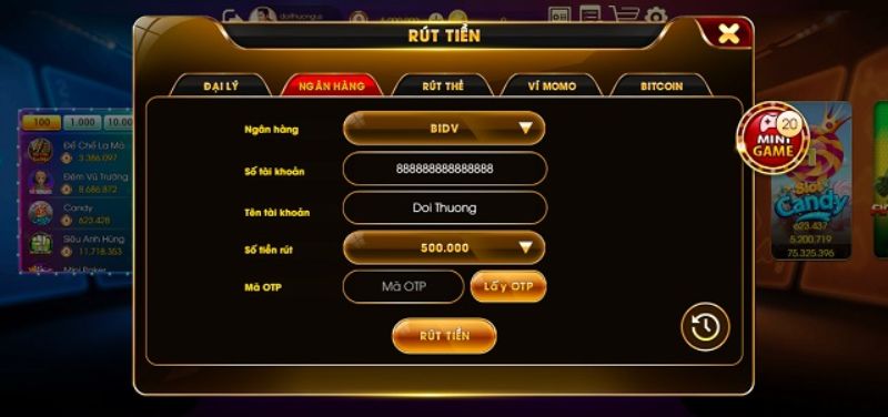 Hướng dẫn nạp tiền – rút tiền tại B68 Vip