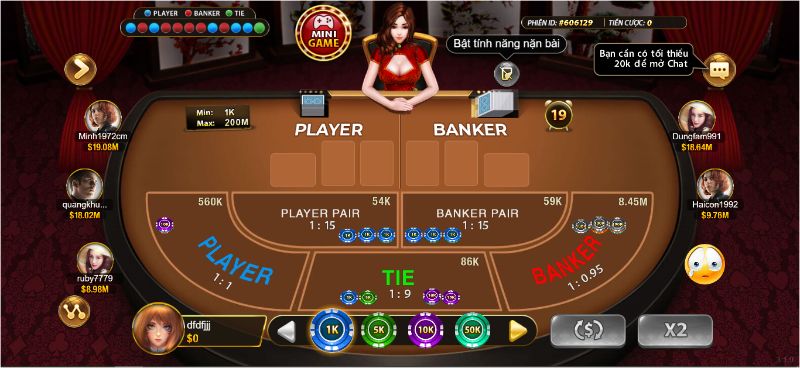 Hướng dẫn tham gia chơi Baccarat X8 Club 