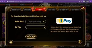 Hướng dẫn người chơi nạp tiền qua MOMO trên cổng game GO88