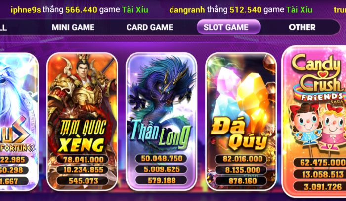 Kho game đa dạng hàng đầu hiện nay