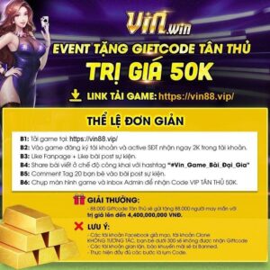 Các loại giftcode tại cổng game Vinwin