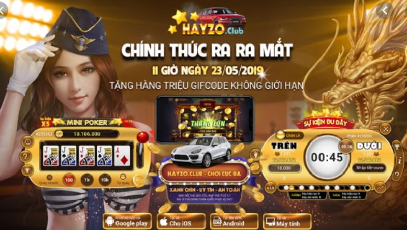 Hayzo.Club – Chơi game hay, giàu ngay lập tức