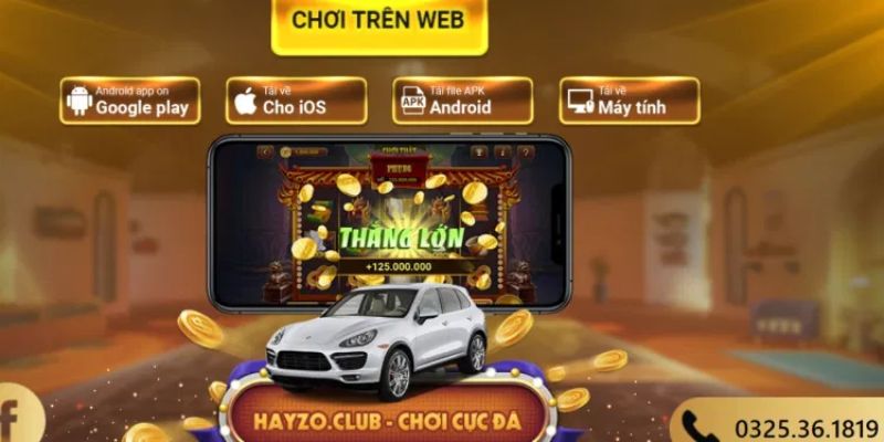 Tải game Hayzo.Club về điện thoại dễ dàng nhanh chóng