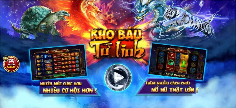 Kho báu tứ linh – Cuộc truy tìm đỉnh cao mang lại kho báu vàng cho anh em Top88