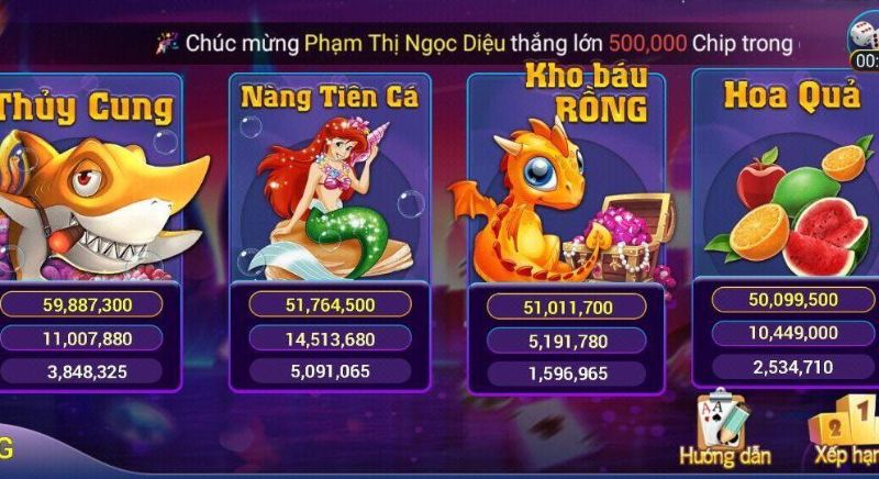 Kho game đa dạng hàng đầu hiện nay