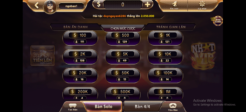 Các thể loại game có tại Nhat Club