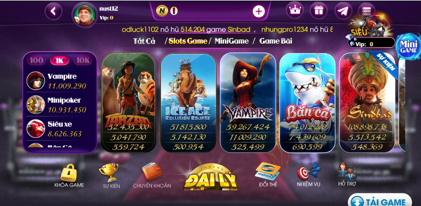 Tải game Nohu trên điện thoại IOS