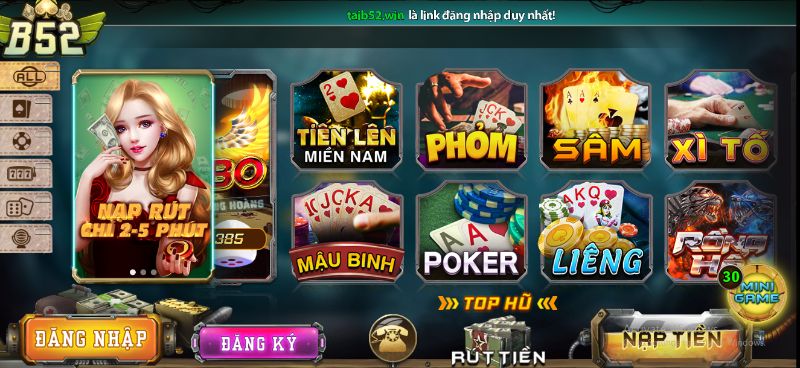 Poker B52 Club – Kiếm tiền siêu cấp cùng Poker