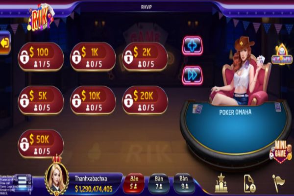 Vì sao nên chơi Poker Omaha tại RIKVIP