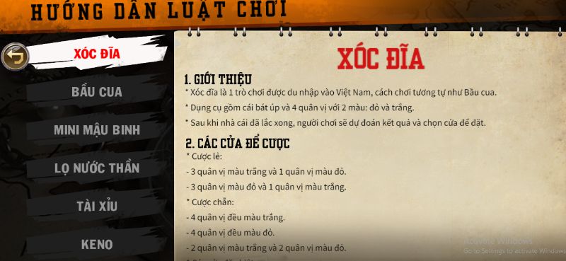 Hướng dẫn cách truy cập Xóc Đĩa B52 Club