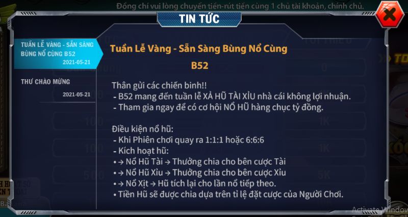 Mẹo chơi Xóc đĩa B52 Club “Xóc đâu trúng đó”