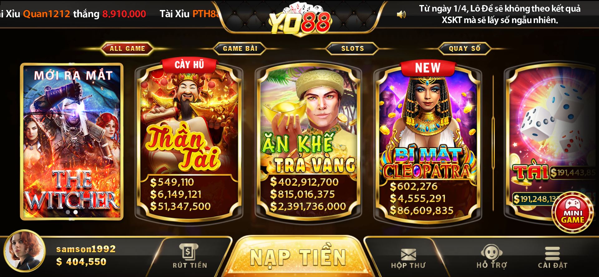 Ưu điểm của cổng game đánh bài YO88