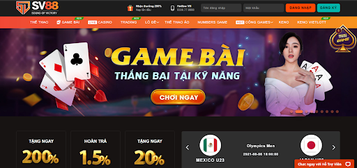 Sơ lược về nhà cái game bài SV88